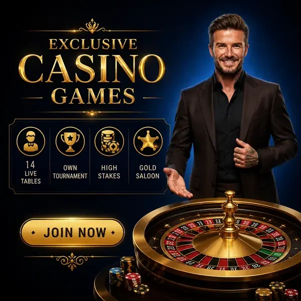 Giocatore che presenta ruota della roulette dorata ai tavoli live esclusivi di Infinity Casino Games