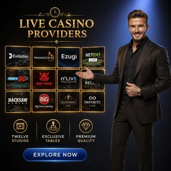 Architettura dei provider Infinity Live Casino curatore che presenta studi di dealer live in ambiente lussuoso