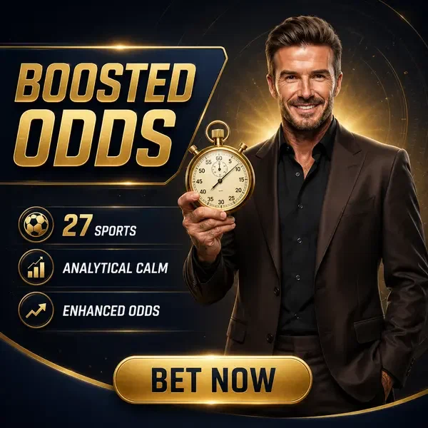 Il Timekeeper che tiene un cronometro dorato su Infinity Sports Betting per quote migliorate